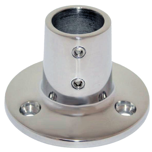 Whitecap " O.D. 90 Degree Round Base SS Rail Fitting [6039C] | Rail Fittings by Whitecap 