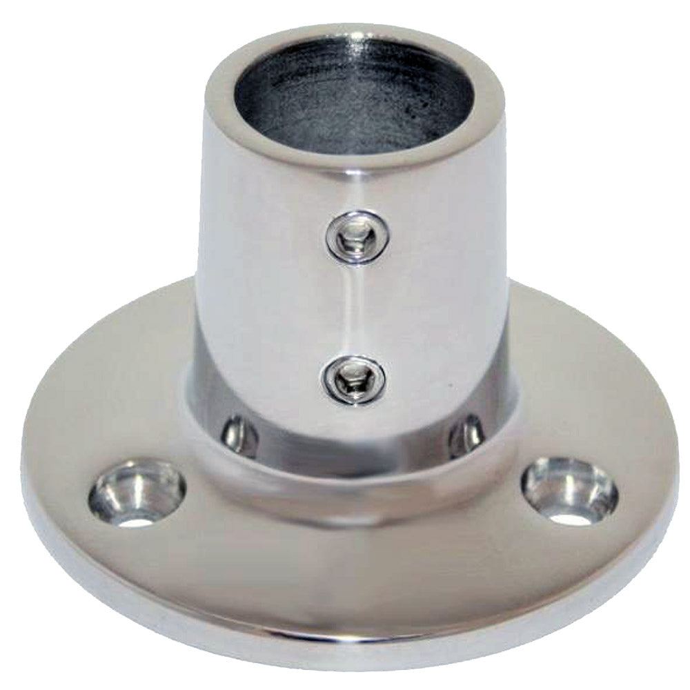 Whitecap 1" O.D. 90 Degree Round Base SS Rail Fitting [6139C] | Rail Fittings by Whitecap 