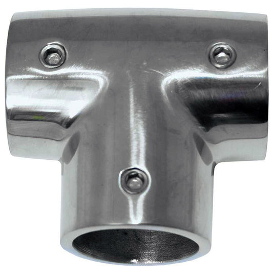 Whitecap " O.D. 90 Degree SS Tee Fitting [6043C] | Rail Fittings by Whitecap 