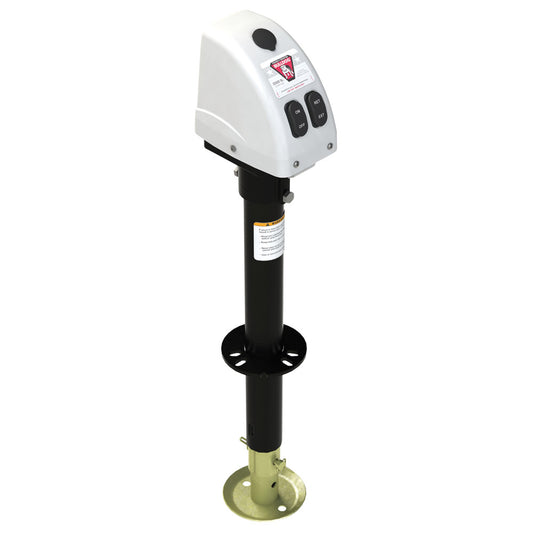 Bulldog 3,500lbs A-Frame RV Jack w/Powered Drive - 12V - White Cover [500188] | Accessories by Bulldog 