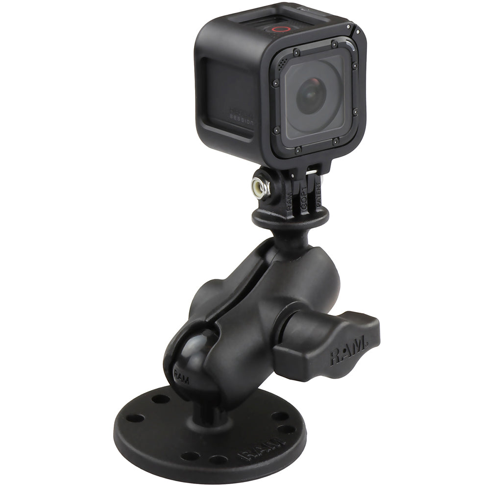 RAM Mount GoPro Hero Short Arm Flat Surface Mount