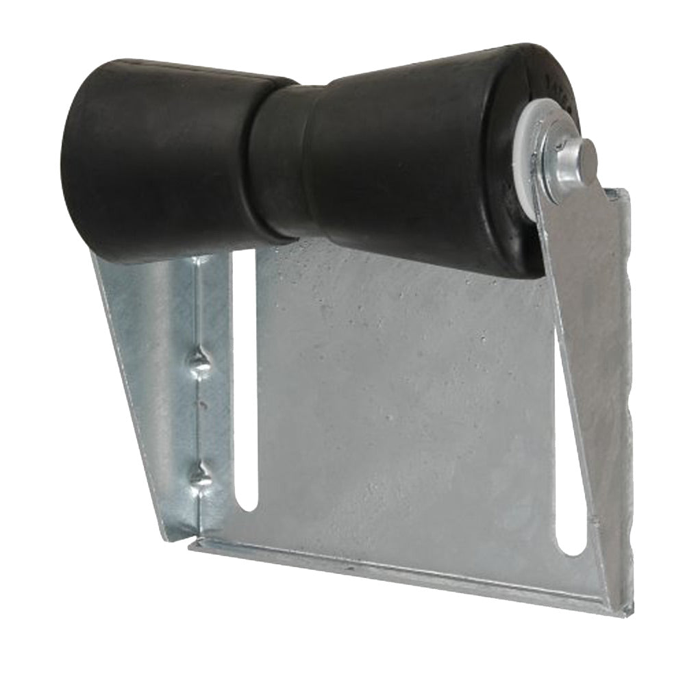 C.E. Smith Panel Bracket Assembly 8" Spool Roller - Black [10403G] | Rollers & Brackets by C.E. Smith 