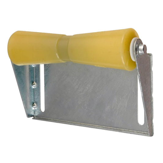 C.E. Smith Panel Bracket Assembly 12" Keel Roller - Yellow TPR [10455G] | Rollers & Brackets by C.E. Smith 