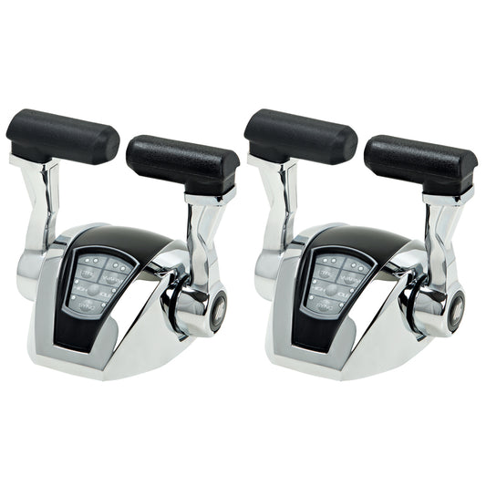 UFlex Power A Electronic Control Package - Dual Engine/Dual Station - Electronic Throttle/Electronic Shift [EE22] | Engine Controls by Uflex USA 