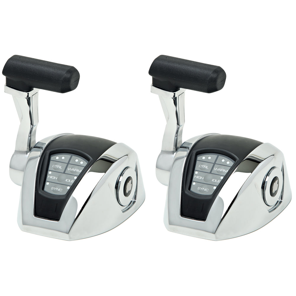 UFlex Power A Electronic Control Package - Single Engine/Dual Station - Mechanical Throttle/Mechanical Shift [MM12] | Engine Controls by Uflex USA 