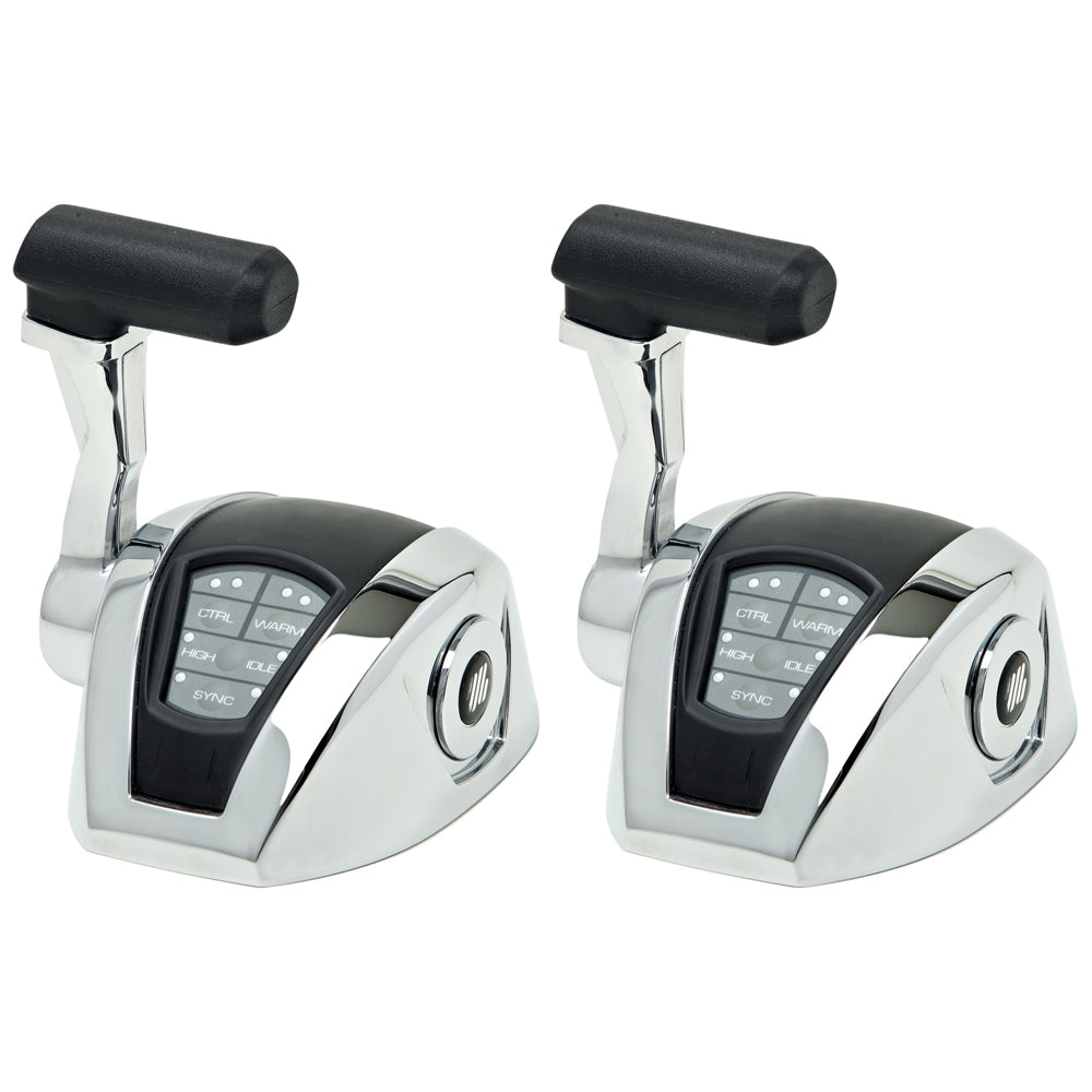 UFlex Power A Electronic Control Package - Single Engine/Dual Station - Mechanical Throttle/Electronic Shift [ME12] | Engine Controls by Uflex USA 