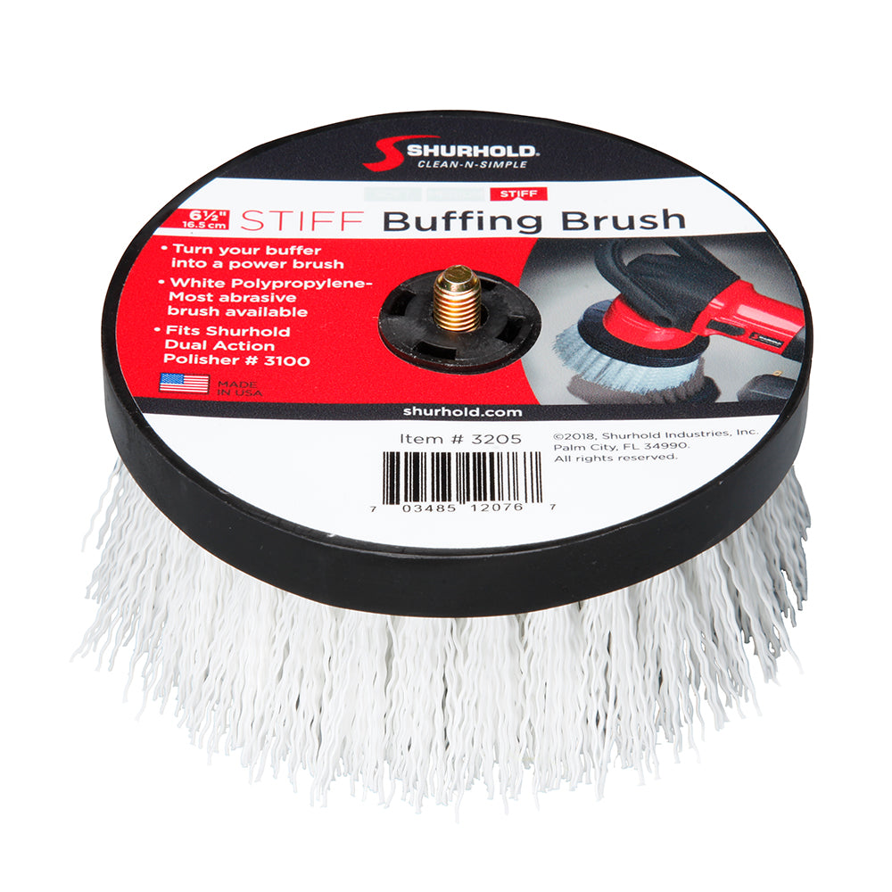 Shurhold 6-1/2" Stiff Brush f/Dual Action Polisher [3205] | Cleaning by Shurhold 