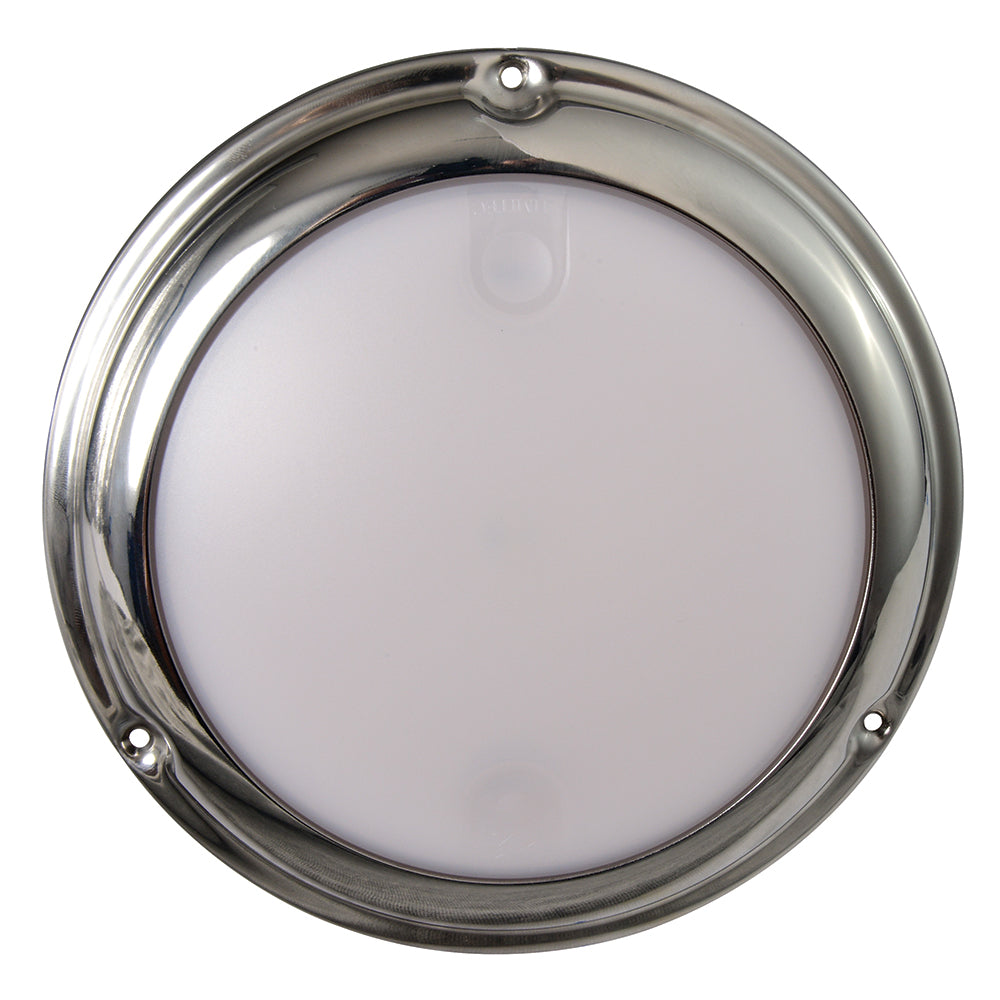 Lumitec TouchDome - Dome Light - Polished SS Finish - 2-Color White/Blue Dimming [101097] | Dome/Down Lights by Lumitec 