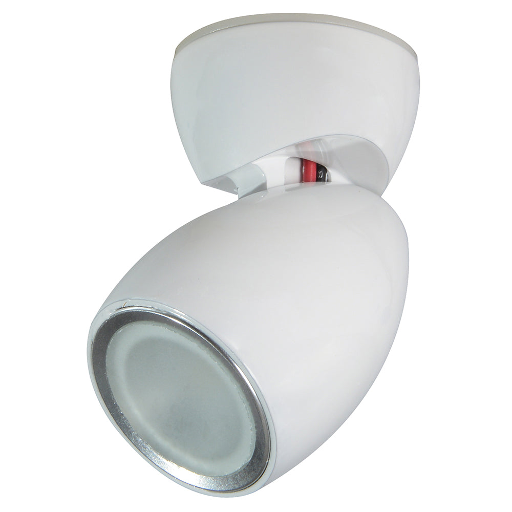 Lumitec GAI2 - General Area Illumination2 Light - White Finish - 3-Color Red/Blue Non-Dimming w/White Dimming [111828] | Interior / Courtesy Light by Lumitec 