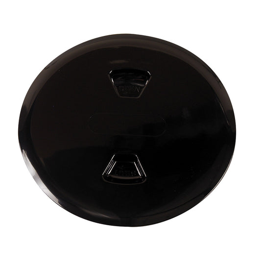 Beckson 5" Twist-Out Deck Plate - Black [DP50-B] | Deck Plates by Beckson Marine 