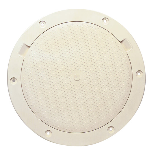 Beckson 8" Non-Skid Pry-Out Deck Plate - Beige [DP83-N] | Deck Plates by Beckson Marine 