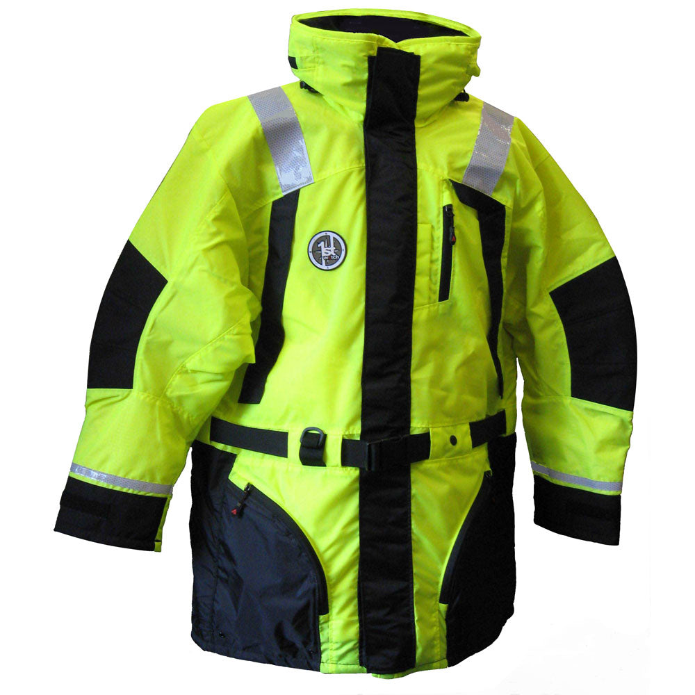 First Watch AC-1100 Flotation Coat - Hi-Vis Yellow - Medium [AC-1100-HV-M] | Flotation Coats/Pants by First Watch 