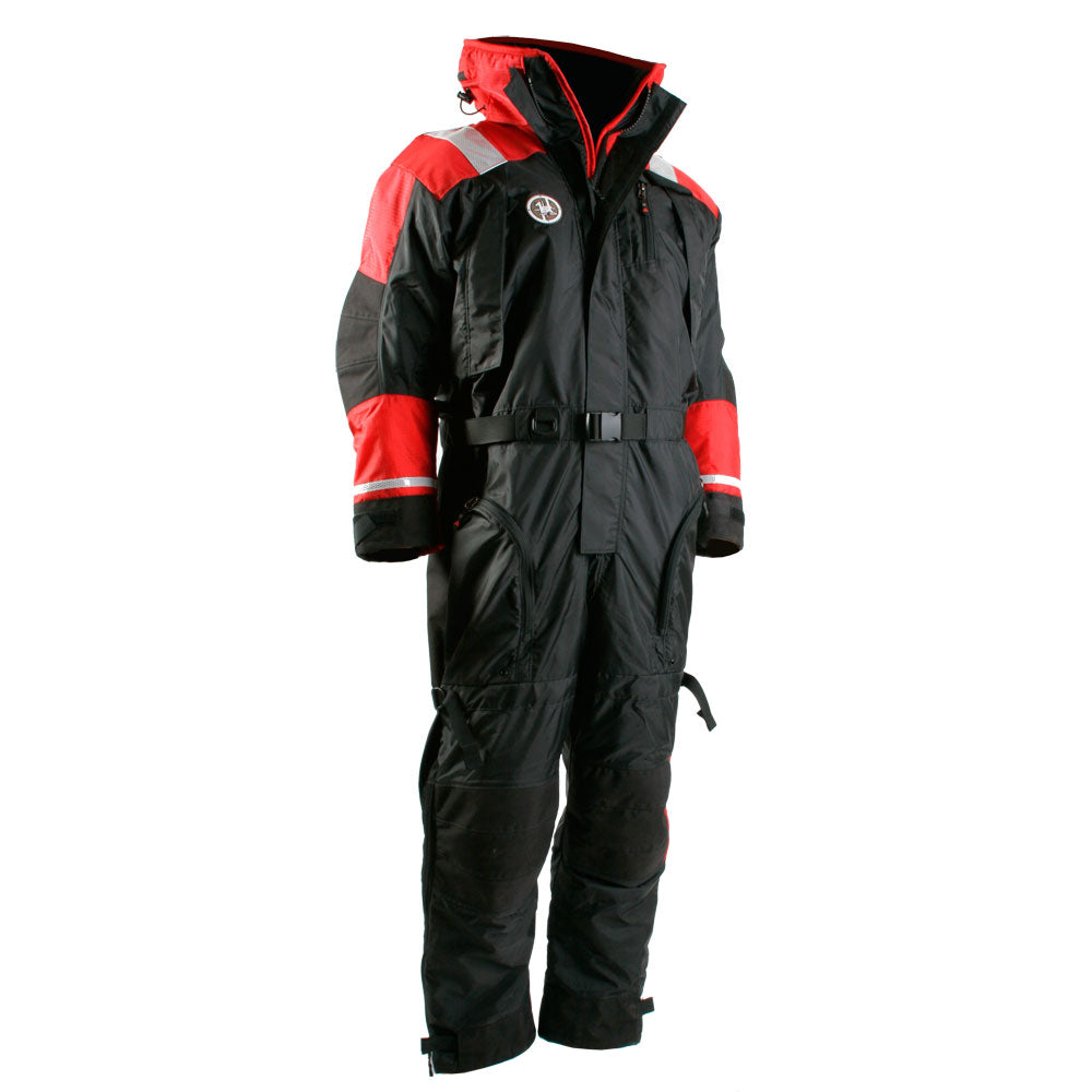 First Watch AS-1100 Flotation Suit - Red/Black - Medium [AS-1100-RB-M] | Immersion/Dry/Work Suits by First Watch 