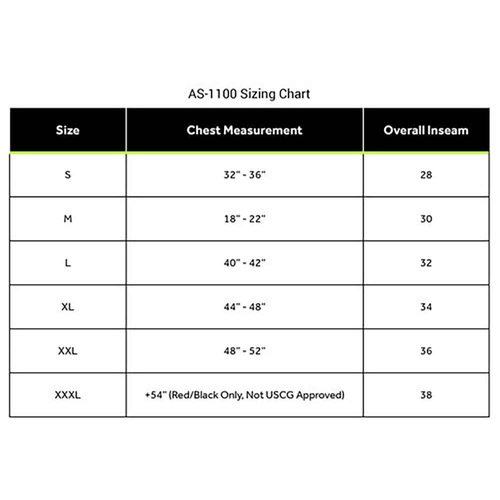 First Watch AS-1100 Flotation Suit - Hi-Vis Yellow - Medium [AS-1100-HV-M] | Immersion/Dry/Work Suits by First Watch 