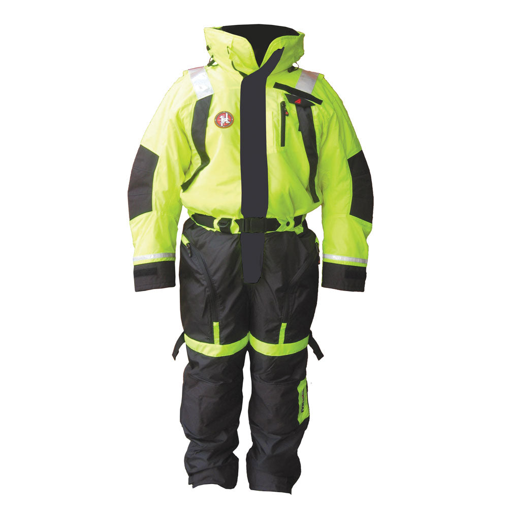 First Watch AS-1100 Flotation Suit - Hi-Vis Yellow - Medium [AS-1100-HV-M] | Immersion/Dry/Work Suits by First Watch 