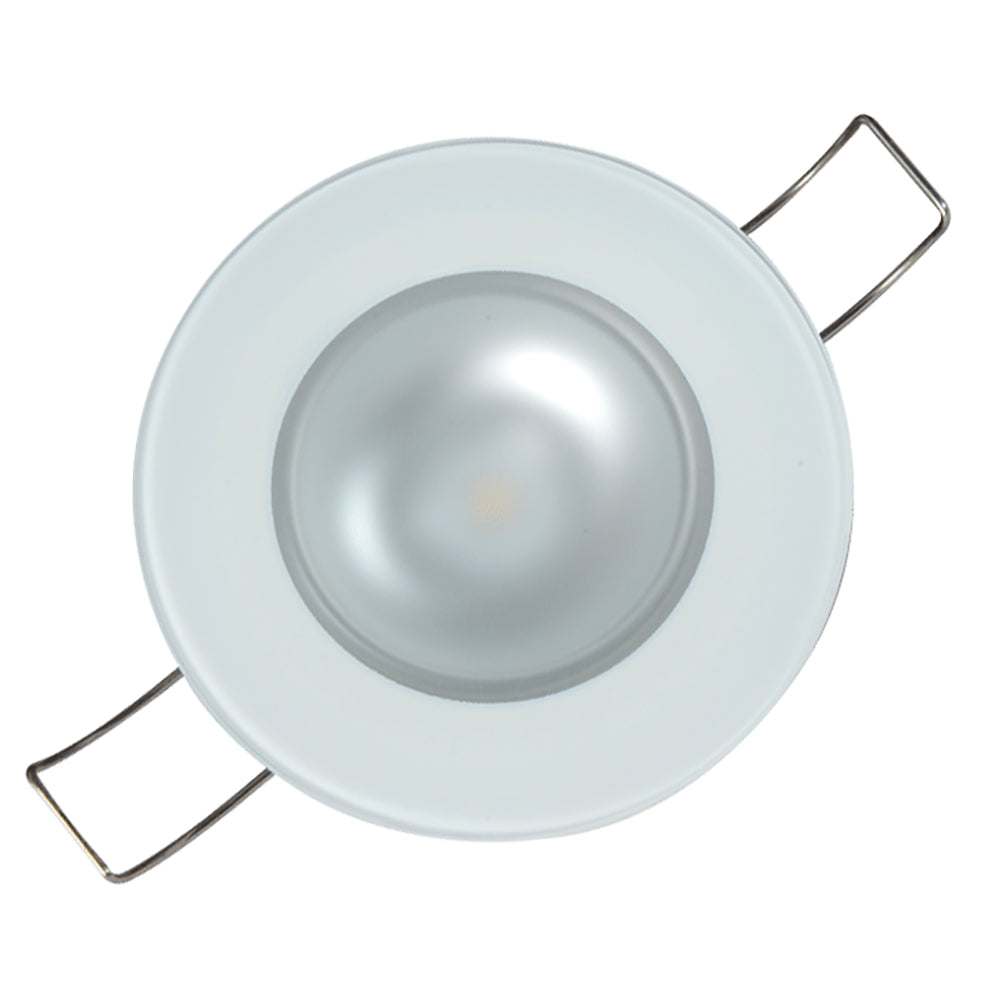 Lumitec Mirage - Flush Mount Down Light - Glass Finish/No Bezel - 2-Color White/Blue Dimming [113191] | Dome/Down Lights by Lumitec 