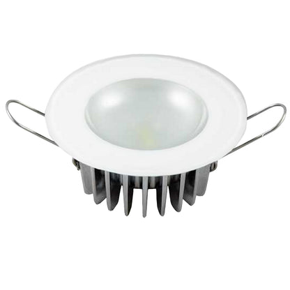 Lumitec Mirage - Flush Mount Down Light - Glass Finish/No Bezel - 2-Color White/Blue Dimming [113191] | Dome/Down Lights by Lumitec 