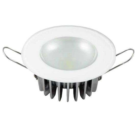 Lumitec Mirage - Flush Mount Down Light - Glass Finish/No Bezel - 2-Color White/Blue Dimming [113191] | Dome/Down Lights by Lumitec 