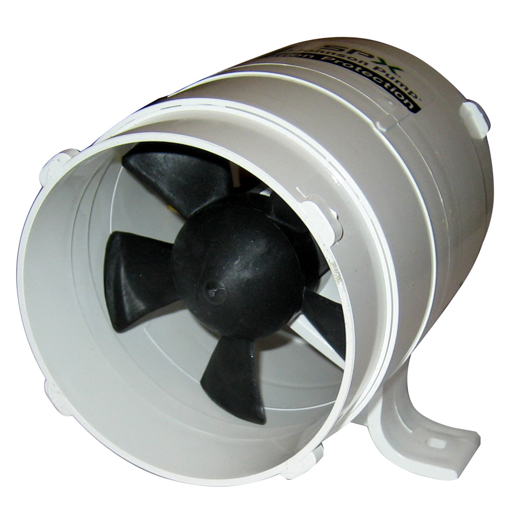 Johnson Pump 4" In-Line Blower - 240CFM - 12V [66402] | Blowers & Heaters by Johnson Pump 