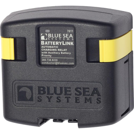 Blue Sea 7611 DC BatteryLink Automatic Charging Relay - 120 Amp w/Auxiliary Battery Charging [7611] | Battery Management by Blue Sea Systems 