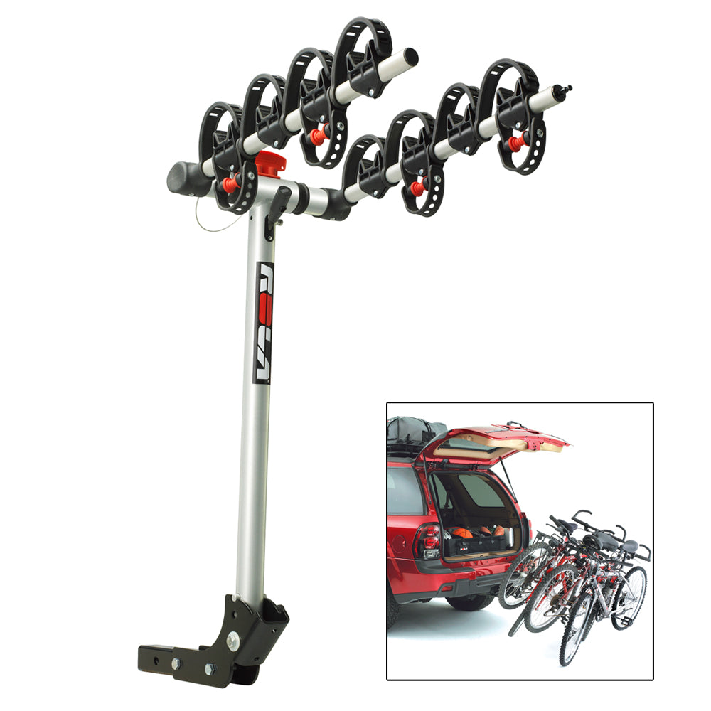 ROLA Bike Carrier - TX w/Tilt & Security - Hitch Mount - 4-Bike [59401] | Accessories by ROLA 