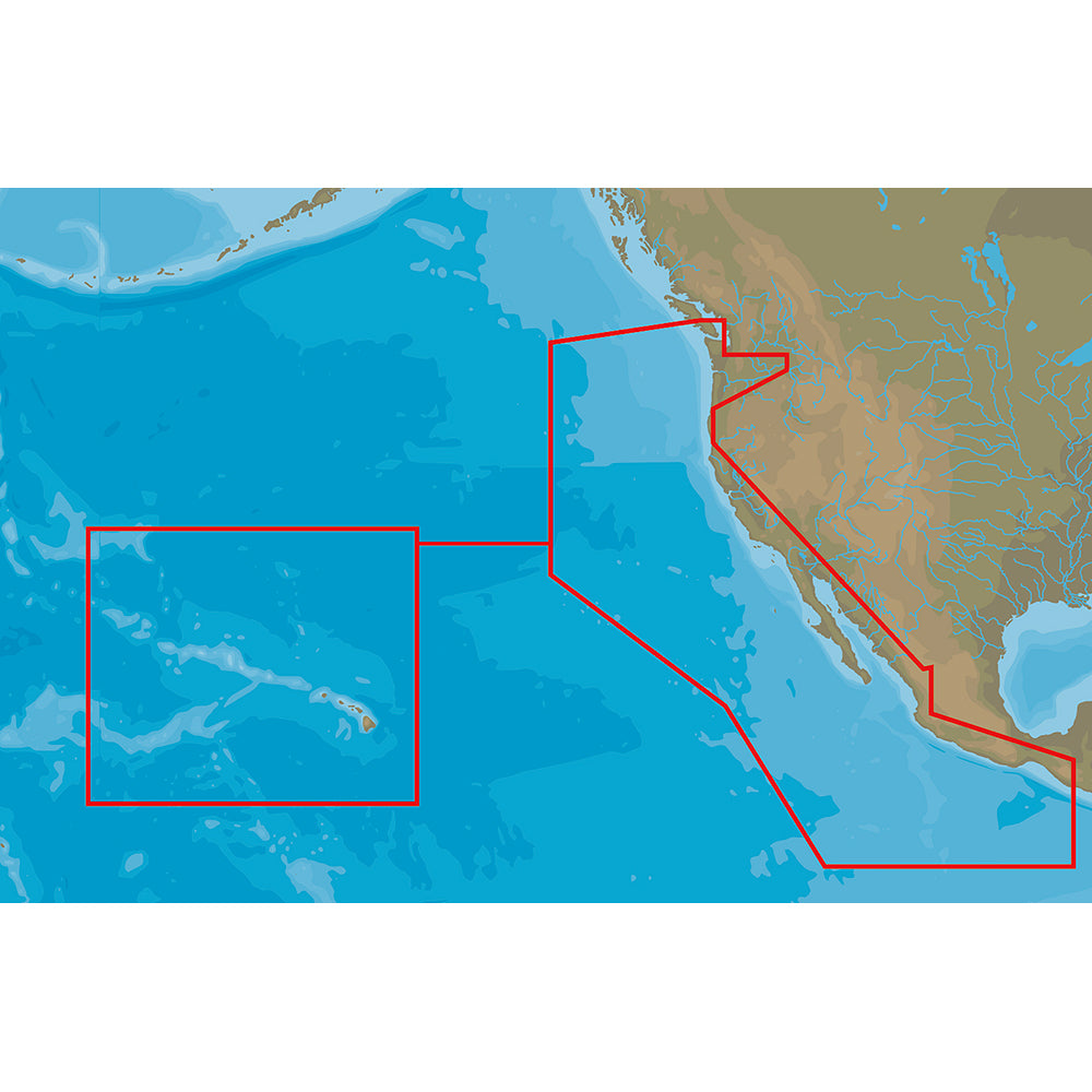 C-MAP 4D NA-D024 - USA West Coast & Hawaii - Full Content [NA-D024-FULL] | C-Map 4D by C-MAP 