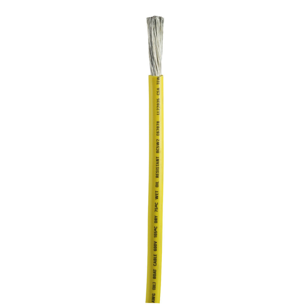 Ancor Yellow 2 AWG Battery Cable - Sold By The Foot [1149-FT] | Wire by Ancor 