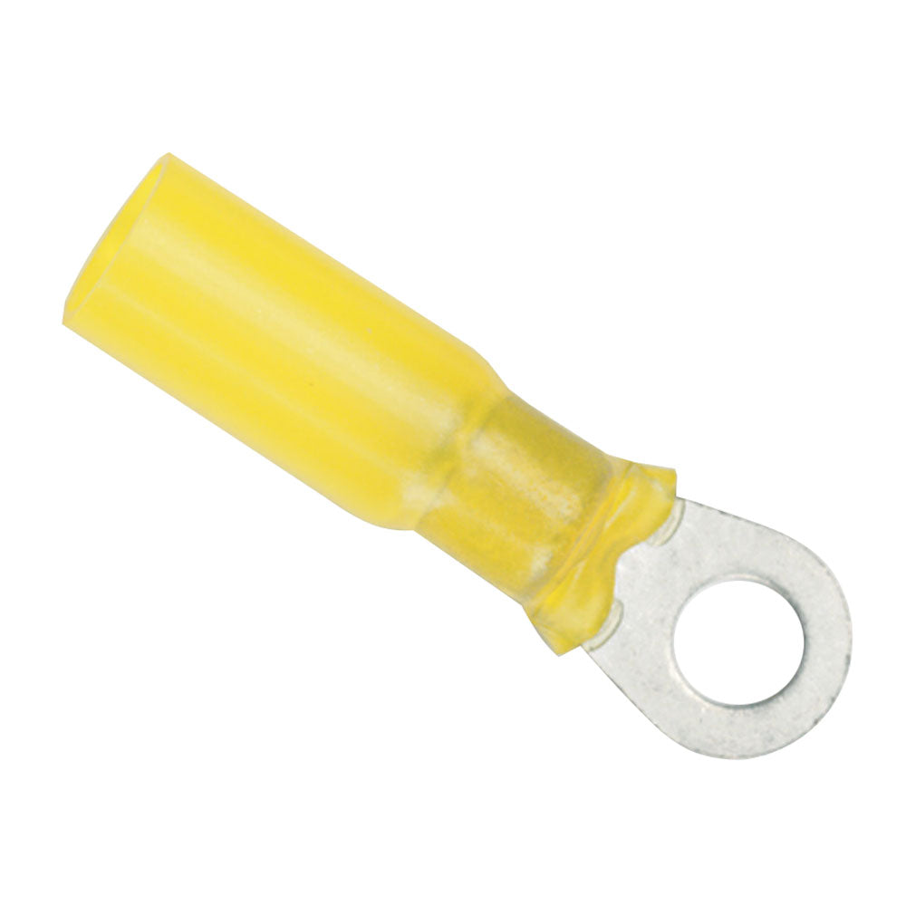 Ancor 12-10 Gauge - #10 Heat Shrink Ring Terminal - 100-Pack [312399] | Terminals by Ancor 