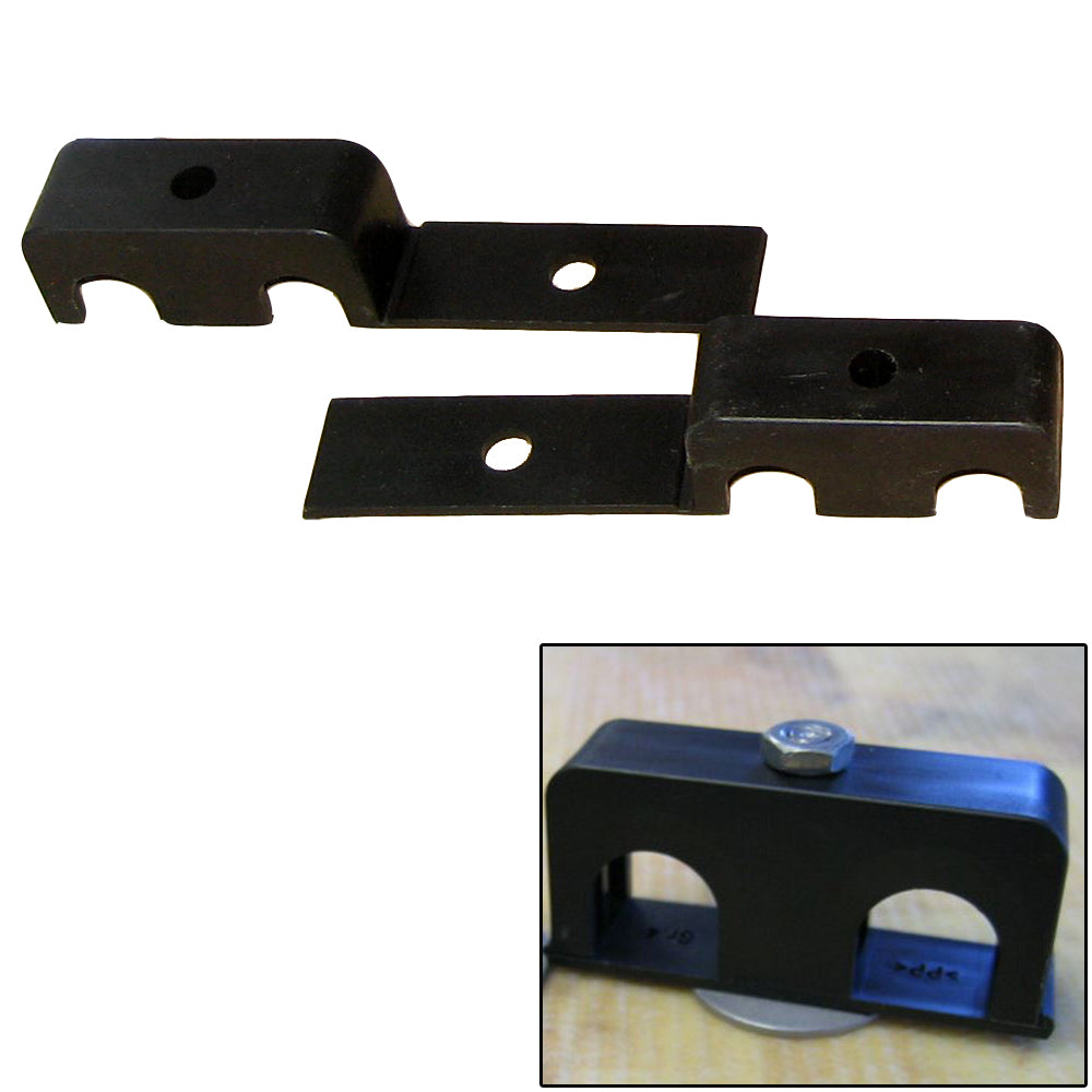 Weld Mount Double Poly Clamp f/1/4" x 20 Studs - 1/2" OD - Requires 1.5" Stud - Qty. 25 [80500] | Accessories by Weld Mount 