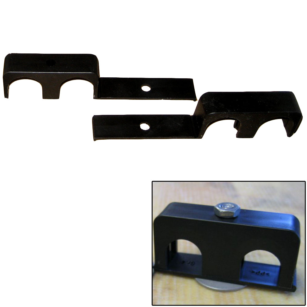 Weld Mount Double Poly Clamp f/1/4" x 20 Studs - 1" OD - Requires 1.75" Stud - Qty. 25 [801000] | Accessories by Weld Mount 