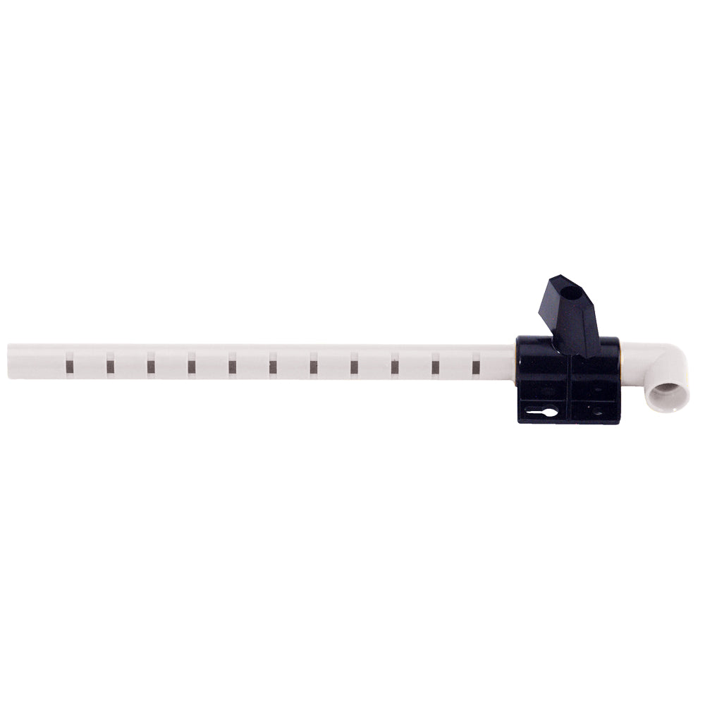 Johnson Pump Aerator Head - 10-1/2" Spray Bar w/Shut Off Valve & Bracket [90681-00] | Livewell Pumps by Johnson Pump 