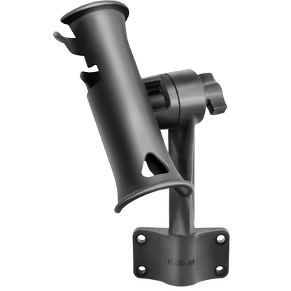 RAM Mount RAM Tube Jr. Fishing Rod Holder w/Standard 6" Length Post Spline & Bulkhead Mounting Base