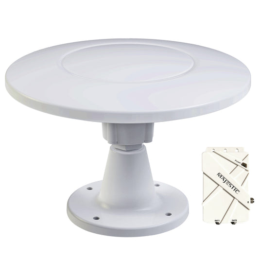 Majestic UFO X Ultra High Gain 30dB Digital TV Antenna - 12V [UFO X] | Over-The-Air TV Antennas by Majestic Global USA 