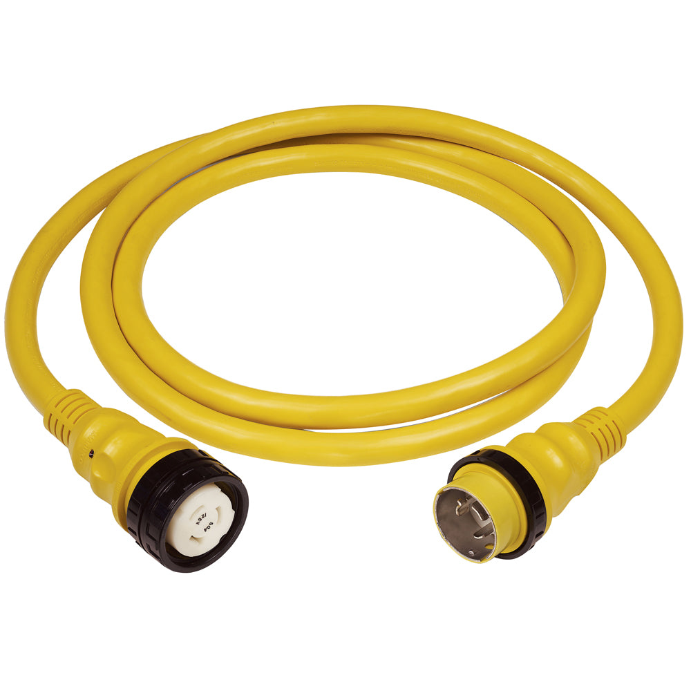 Marinco 50A 125V Shore Power Cable - 50' - Yellow [6153SPP] | Shore Power by Marinco 