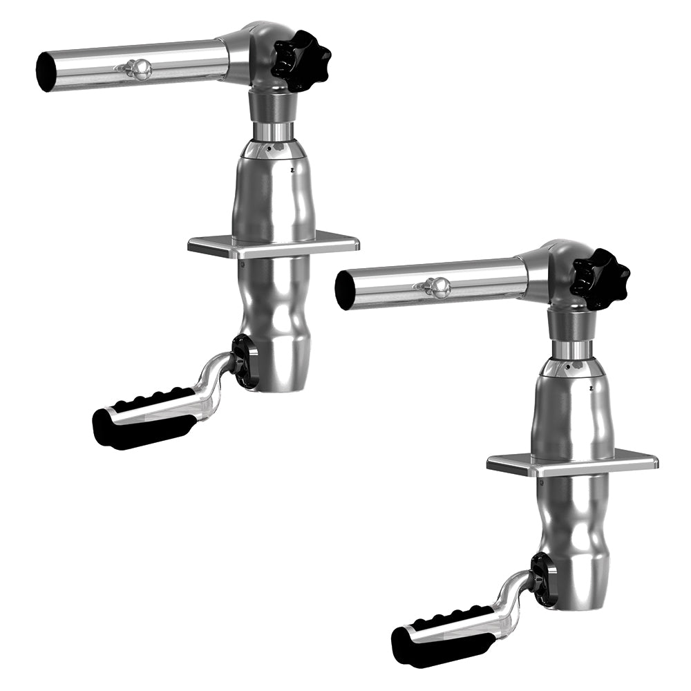 TACO Grand Slam 280 Outrigger Mounts w/Offset Handle [GS-2801] | Outrigger Accessories by TACO Marine 