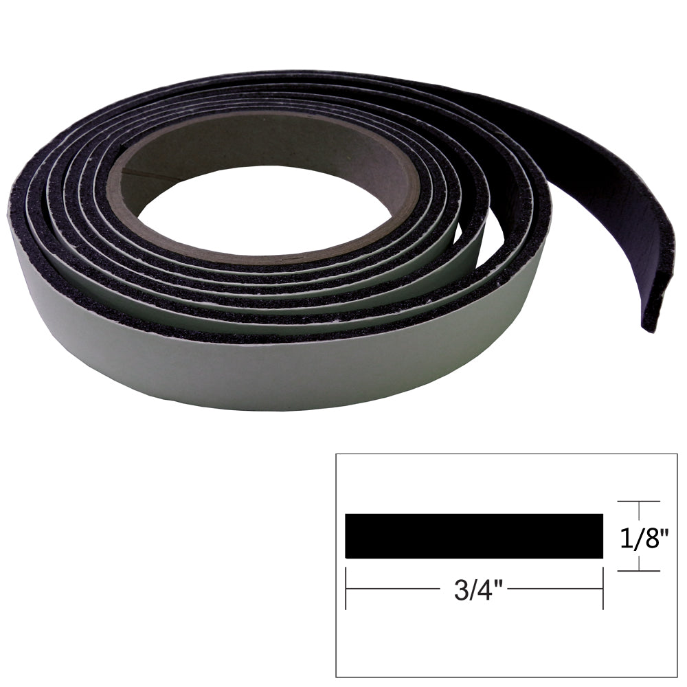 TACO Hatch Tape 8'L x "H x "W - Black [V30-0744B8-2] | Accessories by TACO Marine 