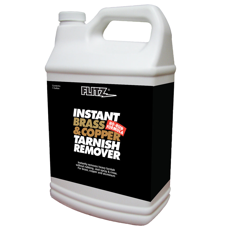 Flitz Instant Brass & Copper Tarnish Remover - 1 Gallon [BC 01810] | Cleaning by Flitz 