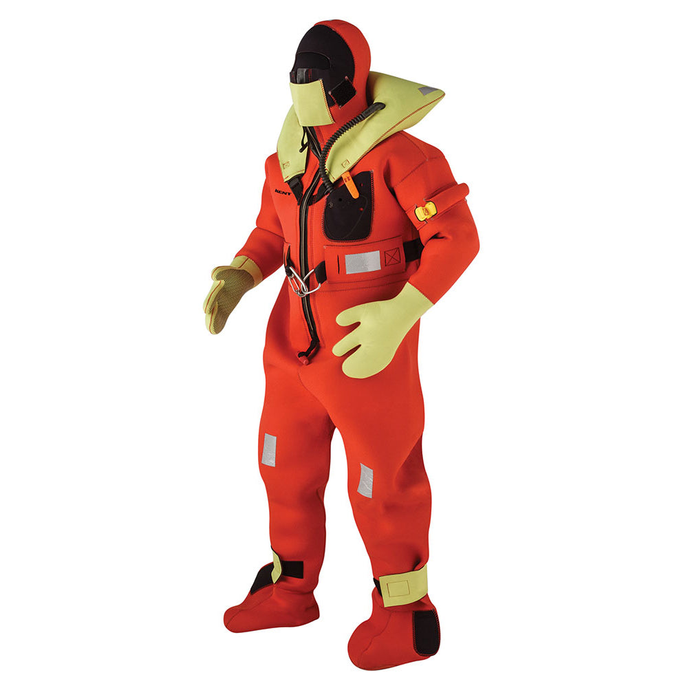 Kent Commercial Immersion Suit - USCG/SOLAS Version - Orange - Oversized [154100-200-005-13] | Immersion/Dry/Work Suits by Kent Sporting Goods 