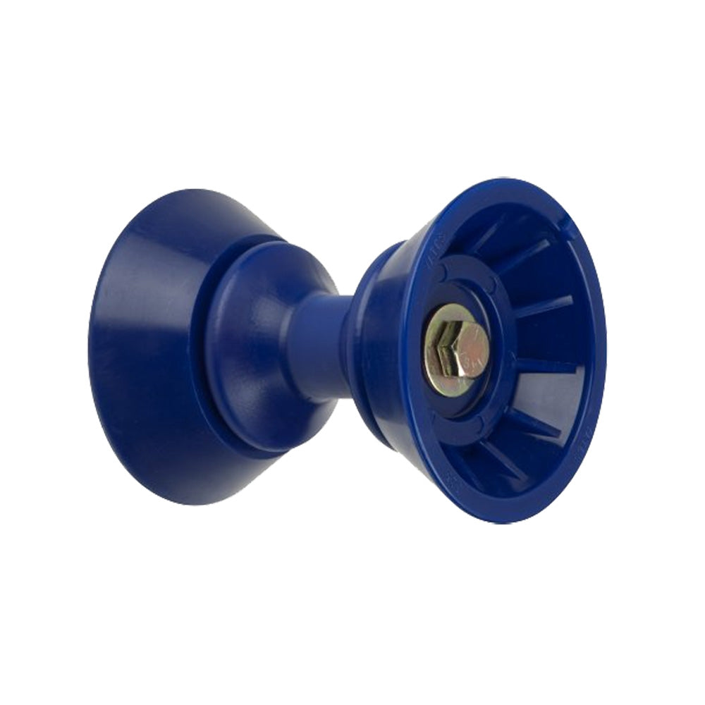 C.E. Smith 3" Bow Bell Roller Assembly - Blue TPR [29330] | Rollers & Brackets by C.E. Smith 