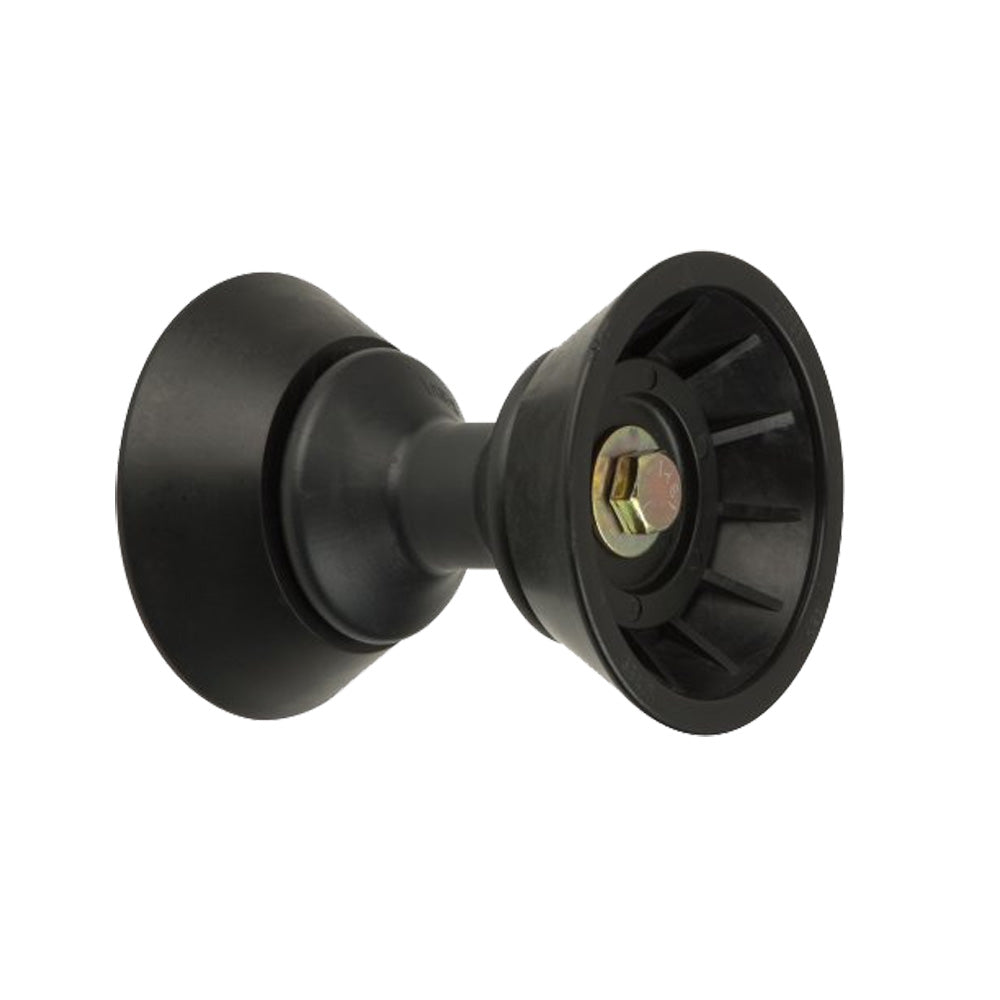 C.E. Smith 3" Bow Bell Roller Assembly - Black TPR [29332] | Rollers & Brackets by C.E. Smith 
