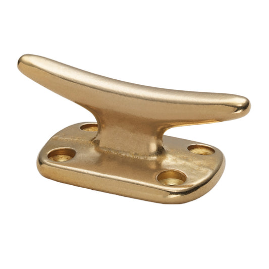 Whitecap Fender Cleat - Polished Brass - 2" [S-976BC] | Cleats by Whitecap 