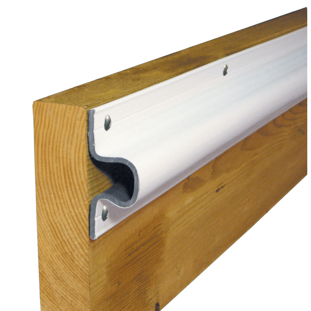 Dock Edge "C" Guard PVC Dock Profile - (4) 6' Sections - White [1133-F] | Bumpers/Guards by Dock Edge 