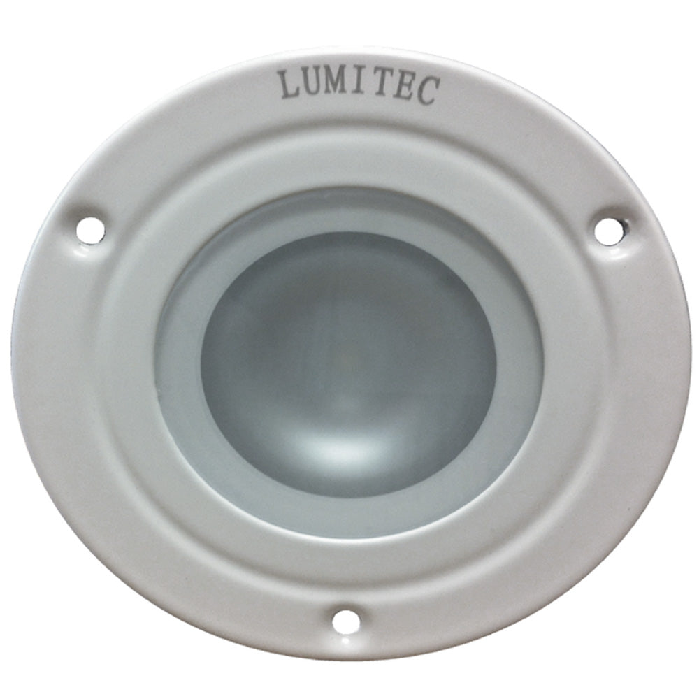 Lumitec Shadow - Flush Mount Down Light - White Finish - 4-Color White/Red/Blue/Purple Non-Dimming [114120] | Dome/Down Lights by Lumitec 