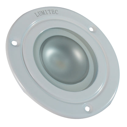 Lumitec Shadow - Flush Mount Down Light - White Finish - 3-Color Red/Blue Non-Dimming w/White Dimming [114128] | Dome/Down Lights by Lumitec 