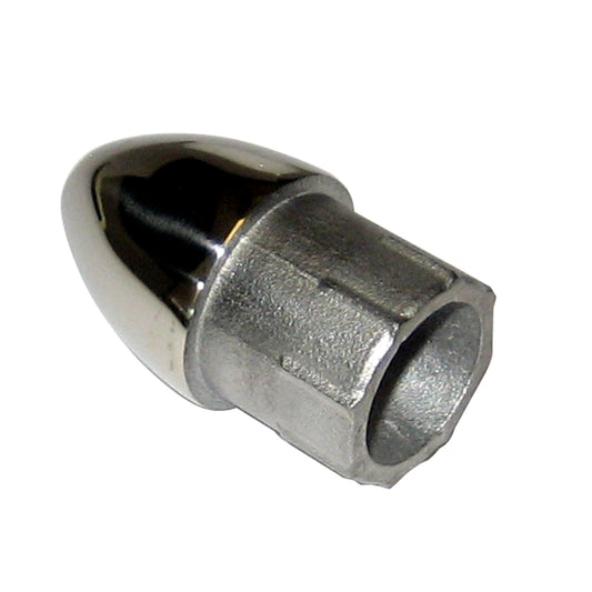 Whitecap Bullet End - 316 Stainless Steel - 7/8" Tube O.D. [6229C] | Rail Fittings by Whitecap 