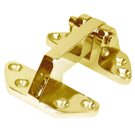 Whitecap Standard Hatch Hinge - Polished Brass - 2-5/8" x 3-1/8" [S-990BC] | Hinges by Whitecap 