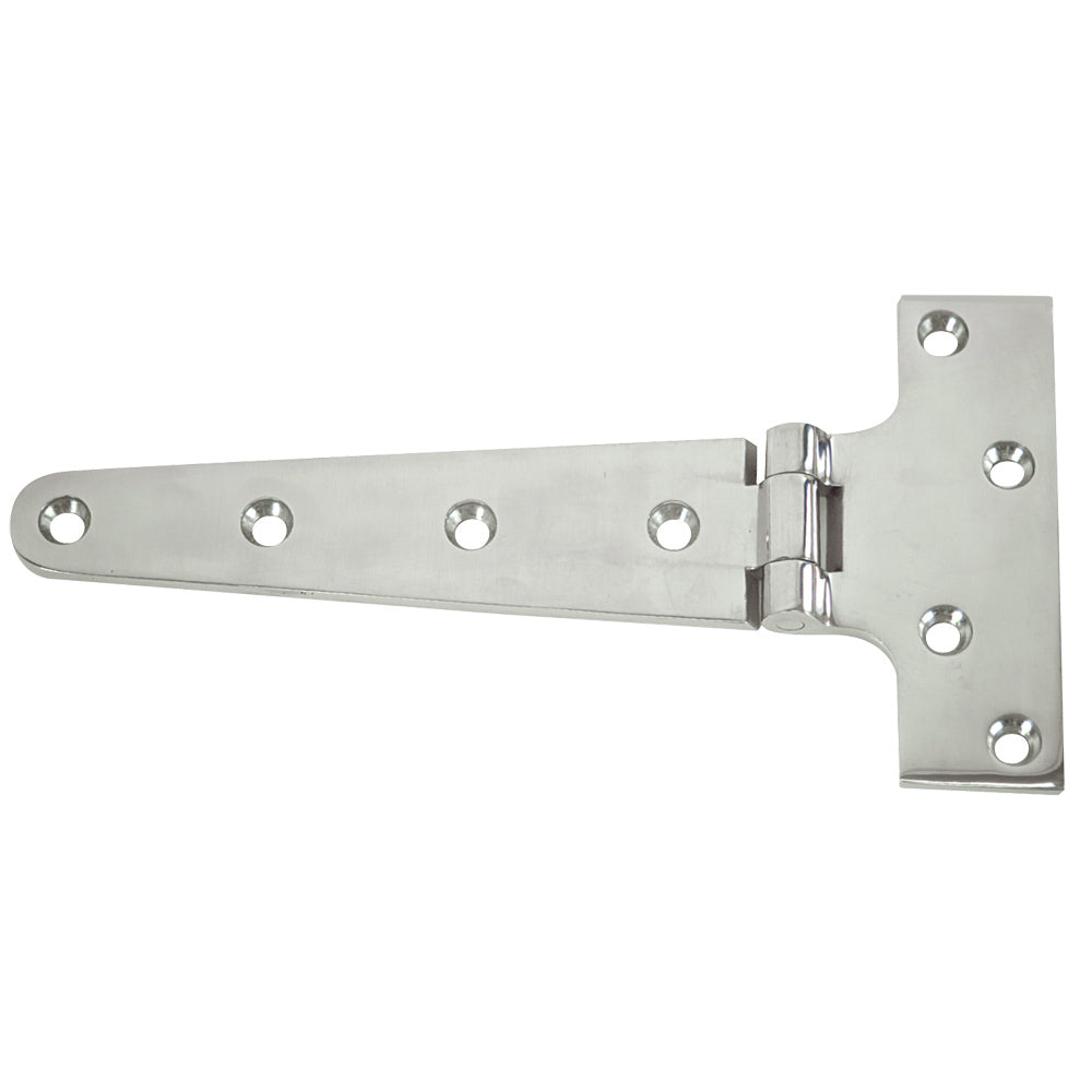 Whitecap T-Strap Hinge - 316 Stainless Steel - 7-3/4" x 3-7/8" [6384] | Hinges by Whitecap 