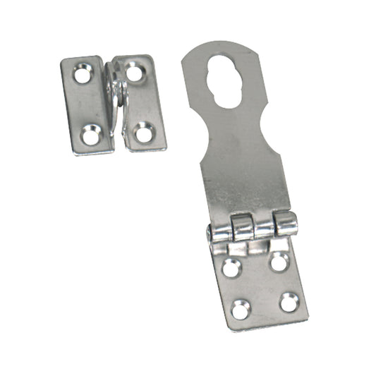 Whitecap Swivel Safety Hasp - CP/Brass - 1" x 3" [S-579C] | Latches by Whitecap 