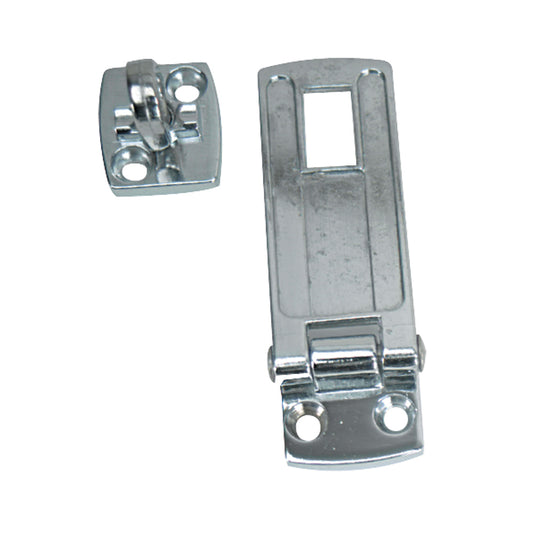 Whitecap Swivel Safety Hasp - CP/Zamac - 1-1/8" x 3" [S-1400C] | Latches by Whitecap 