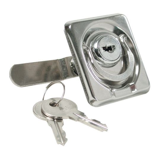 Whitecap Locking Lift Ring - 304 Stainless Steel - 2-1/8" [S-224C] | Latches by Whitecap 